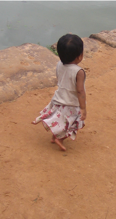 Girl at Angkor Wat, Cambodia